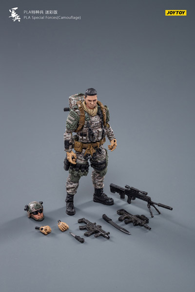 【JOYTOY】JT1200 1/18 PLA Special Forces(Camouflage) 中国人民解放軍 スペシャルフォース（カモフラージュ） 1/18スケールフィギュア