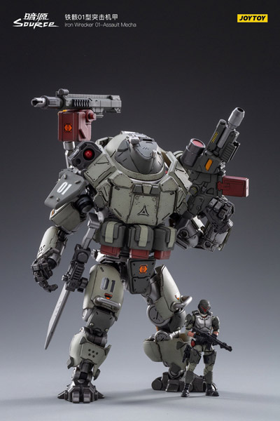 【JOYTOY】JT1408 1/25 暗源 Iron Wrecker 01-Assault Mecha アイアンレッカー01 アサルトメカ 1/25スケールフィギュア