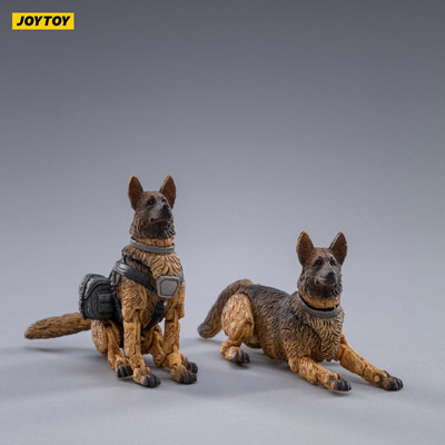 【JOYTOY】JT0033 1/18 Military Dog ミリタリードッグ 軍用犬 2体セット 1/18スケールフィギュア