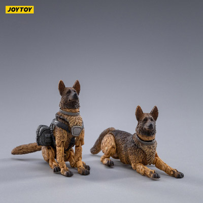 JOYTOY】JT0033 1/18 Military Dog ミリタリードッグ 軍用犬 2体