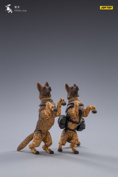 JOYTOY】JT0033 1/18 Military Dog ミリタリードッグ 軍用犬 2体