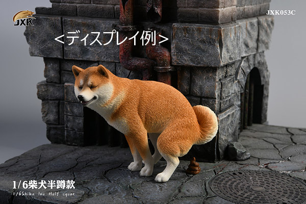 【JxK.Studio】JXK053ABC shiba inu Half Squat 1/6スケール 柴犬 イヌ