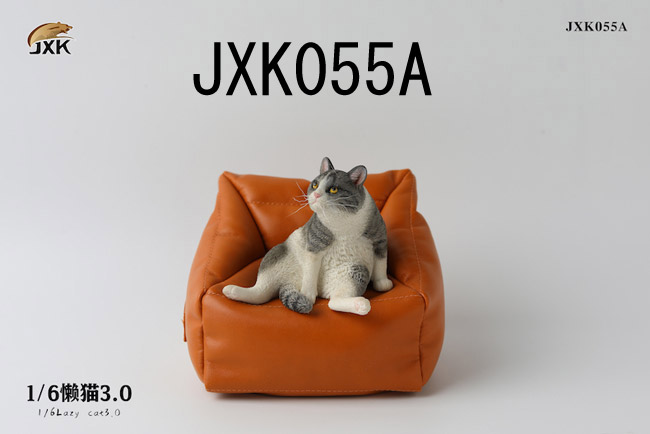 【JxK.Studio】JXK055ABCDEFG ネコ＆クッションソファー 1/6スケール 猫 ネコ 家猫 イエネコ