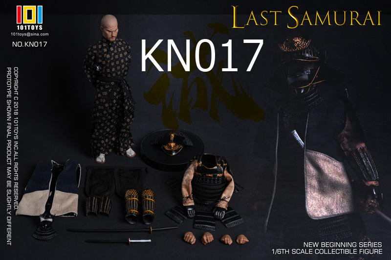 【101TOYS】KN015 KN016 KN017 NEW BEGINNER SERIES OF The Last Samurai of Soul ラスト侍魂