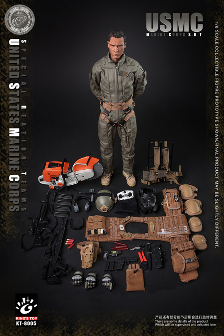 【King's Toy】KT-8005 1/6 USMC SRT Marine Corps Special Reaction Team アメリカ海兵隊 特別対応班 1/6スケールフィギュア