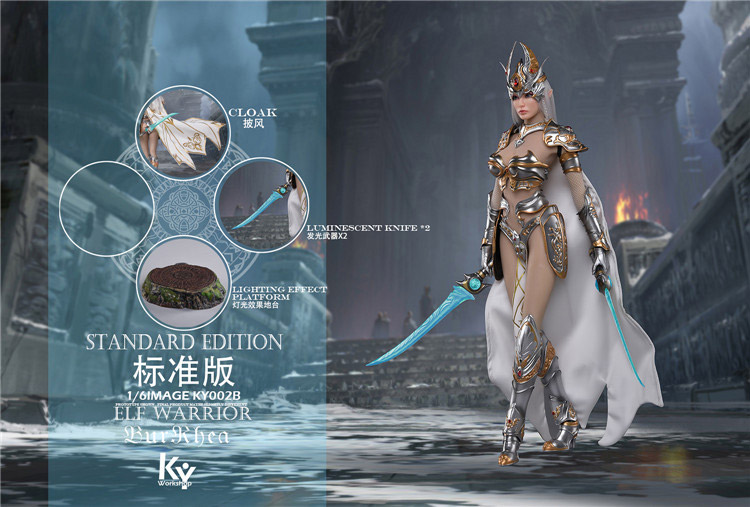 【KYStudio】KY002-B 1/6 Standard Edition Elf Female Soldier BurRhea エルフ ソルジャー 精霊女戦士 バーレア 通常版