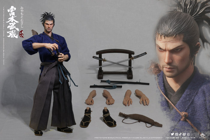 ZGJKTOYS】L-001 1/6 Musashi Miyamoto 剣豪 宮本武蔵 1/6
