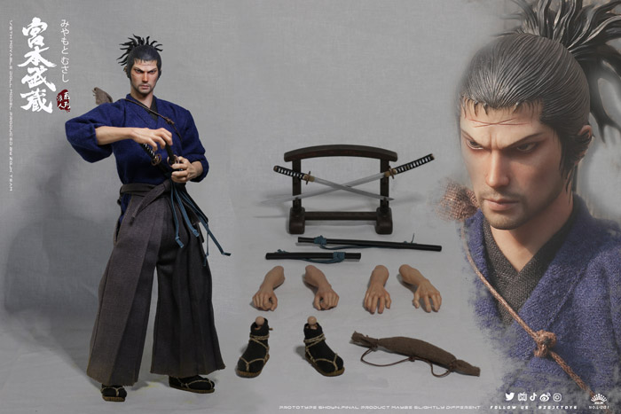 【ZGJKTOYS】L-001 1/6 Musashi Miyamoto 剣豪 宮本武蔵 1/6スケール男性フィギュア