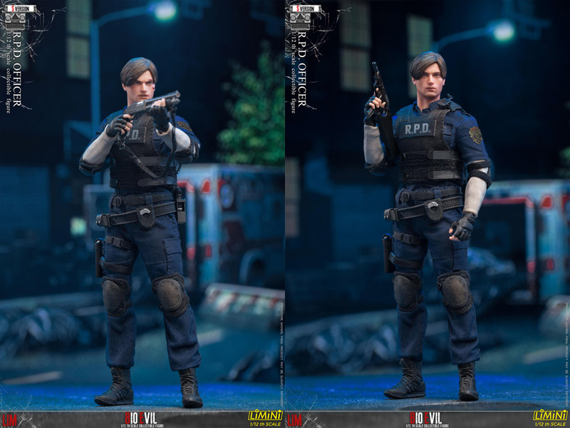 【LIMTOYS】1/12 Bio Evil RPD. Officer S Version ゾンビシティ 警官 制服 DX版 1/12スケールフィギュア