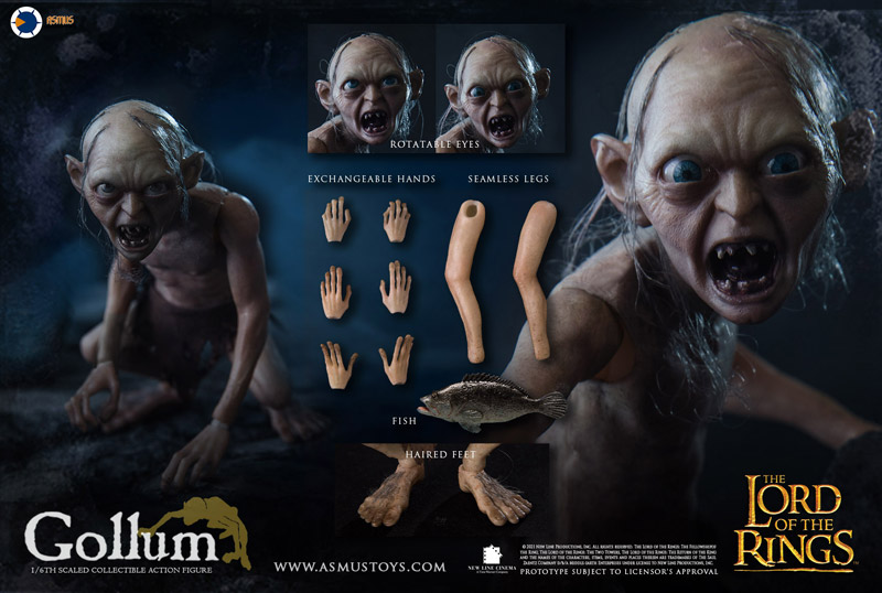 【ASMUS TOYS】LOTR030G The Lord of the Rings Gollum 『ロード・オブ・ザ・リング』 ゴラム 1/6スケールフィギュア