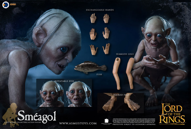 【ASMUS TOYS】LOTR030S The Lord of the Rings Sméagol 『ロード・オブ・ザ・リング』 スメアゴル 1/6スケールフィギュア