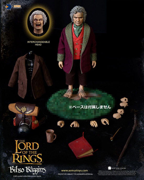 【ASMUS TOYS】LOTR31 1/6 THE LORD OF THE RINGS Bilbo Baggins 『ロード・オブ・ザ・リング』 ビルボ・バギンズ 1/6スケールフィギュア