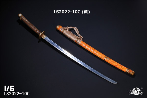 【龍山重工】LS2022-10 ダイカスト合金 日本刀  1/6スケール 刀 剣