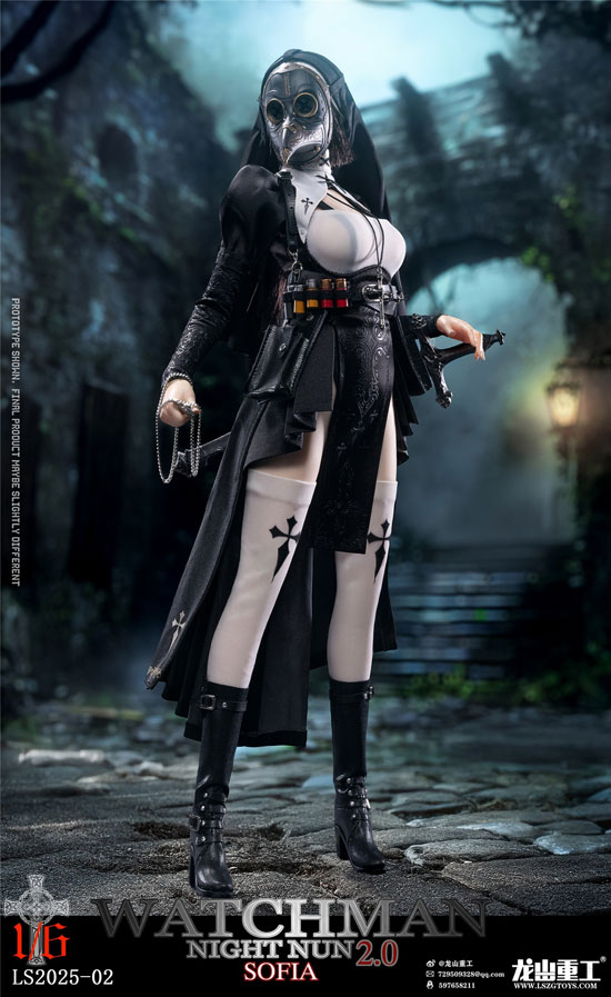 【龍山重工】Longshan Heavy LS2025-02A WATCHMAN NIGHT NUN2.0 夜の贖罪 ナイトシスター ソフィア 豪華版 1/6スケール 女性フィギュア