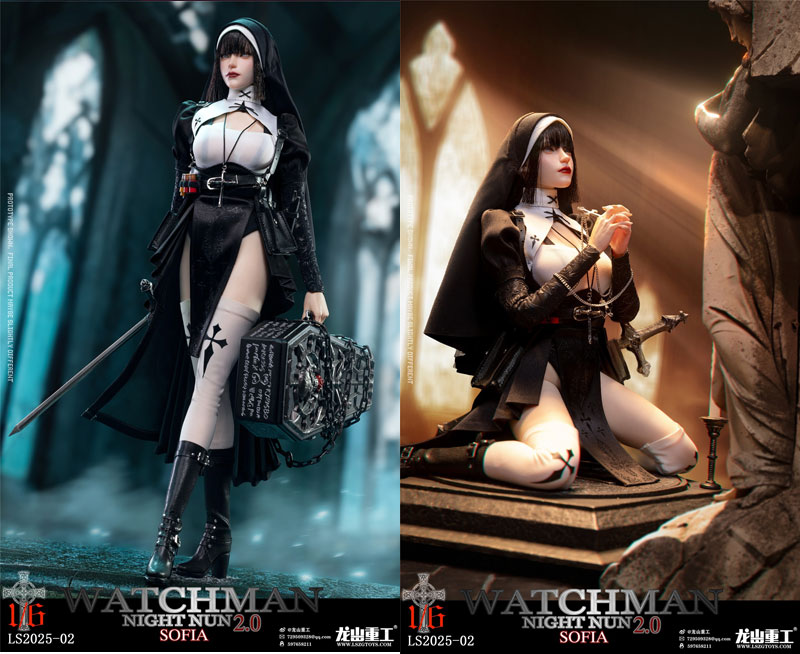 【龍山重工】Longshan Heavy LS2025-02A WATCHMAN NIGHT NUN2.0 夜の贖罪 ナイトシスター ソフィア 豪華版 1/6スケール 女性フィギュア