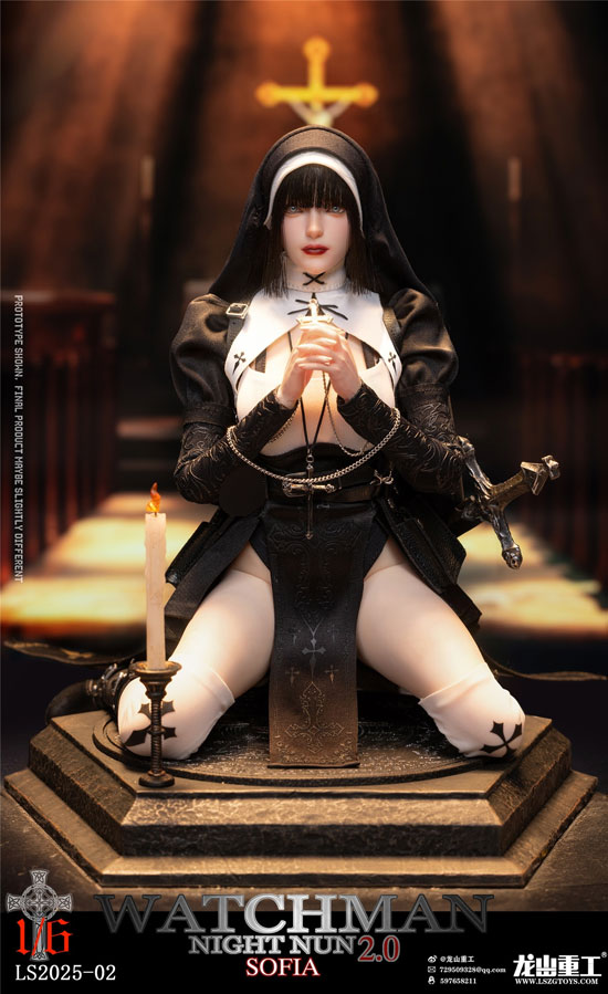 【龍山重工】Longshan Heavy LS2025-02B WATCHMAN NIGHT NUN2.0 夜の贖罪 ナイトシスター ソフィア 標準版 1/6スケール 女性フィギュア