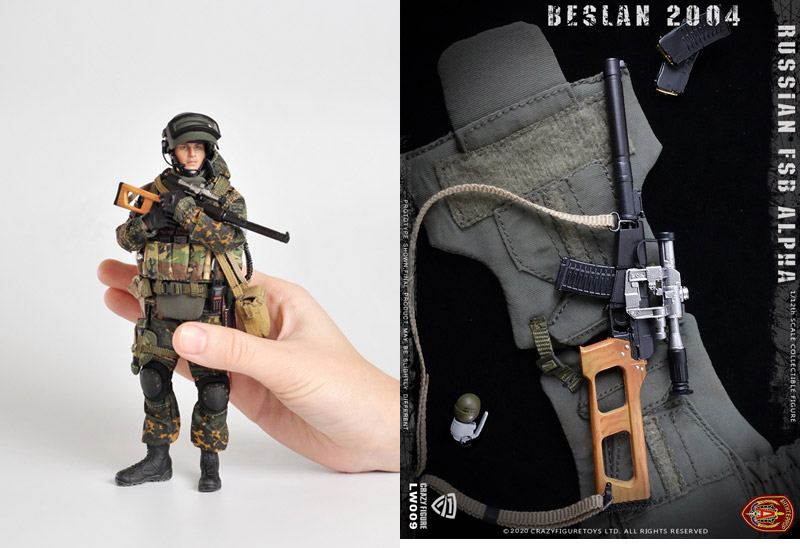 【crazyfigure】LW009 1/12 Russian alpha special forces sniper