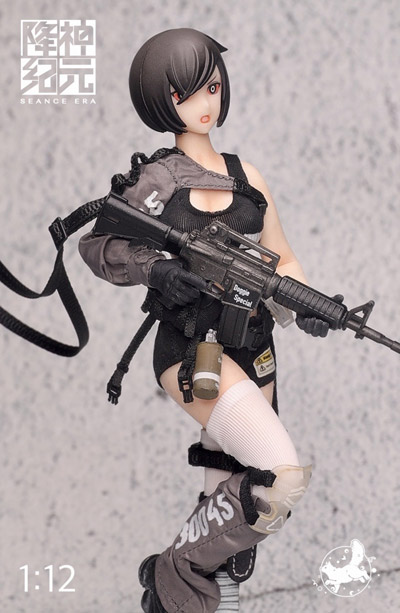 【LYNXPULSE】SE001 1/12 降神紀元 ケルベロス 女性兵士 1/12スケール女性アクションフィギュア