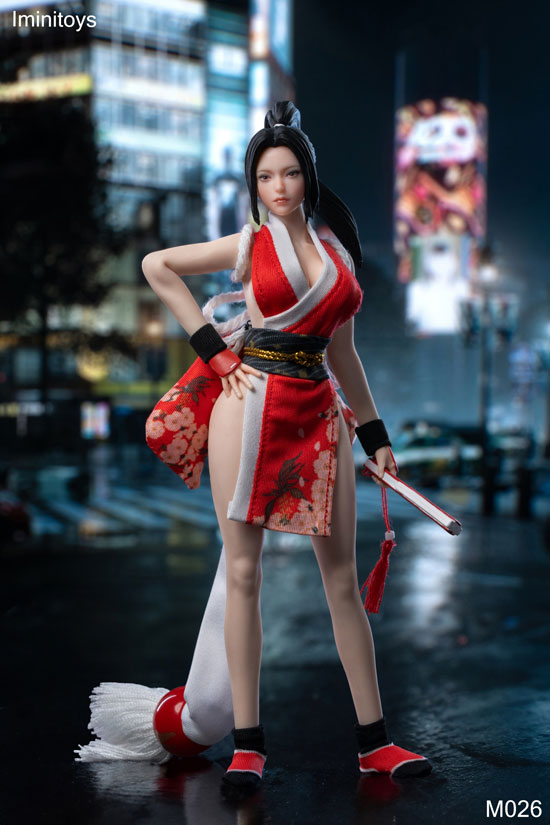 【Iminitoys】M026 和風格闘女神 1/12スケール シームレスボディ 女性フィギュア