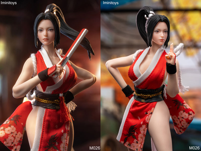 【Iminitoys】M026 和風格闘女神 1/12スケール シームレスボディ 女性フィギュア
