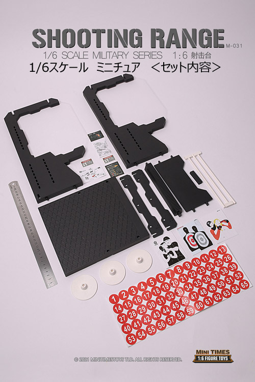 Mini Times Toys 1/6 シューティングレンジ 射撃台 MiniTimesToys】MT-M031 1/6 Shooting Range シューティング