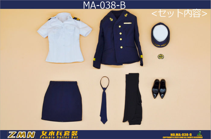 【CUKE TOYS】MA-038 A ZMN Flight Attendant Set / B Female Sailor Set