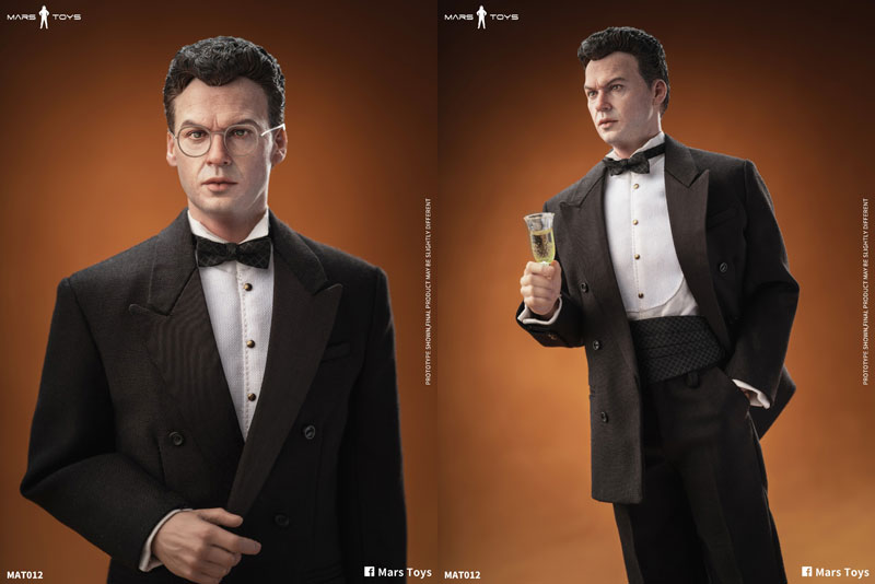 【Mars Toys】MAT012 1/6 Black suit man Mr.W 1989 Version 紳士 1/6スケール男性フィギュア