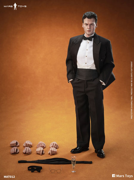 【Mars Toys】MAT012 1/6 Black suit man Mr.W 1989 Version 紳士 1/6スケール男性フィギュア