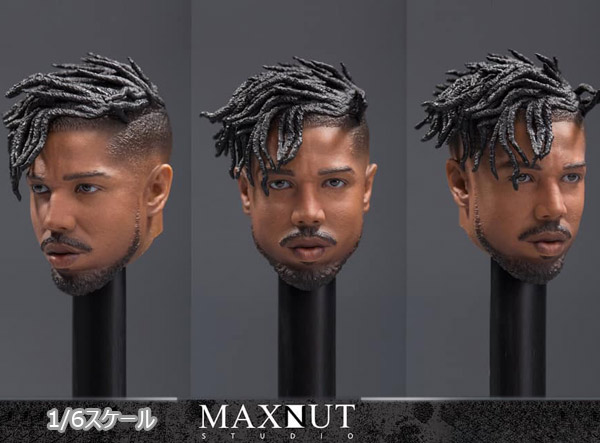 Maxnut Studio Km001 Headsculpt Normal Edition 黒人男性 1 6スケール 男性ヘッド 宇宙船