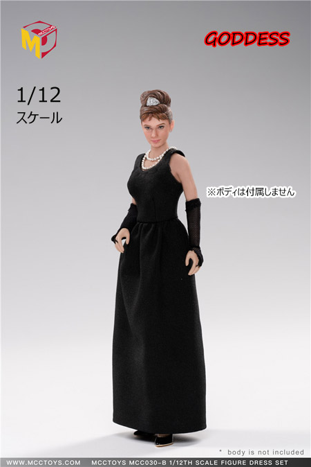 【MCCTOYS】MCC030-B 1/12 GODDESS SET 女性ヘッド ドレスセット 1/12スケール 女性ドール用コスチューム＆ヘッド