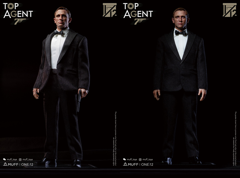 【Muff toys】MF-06B 1/12 TOP AGENT Deluxe Edition トップエージェント 英国諜報員 1/12スケール アクションフィギュア