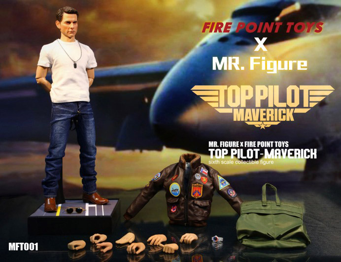 【FIRE POINT TOYS X MR.FIGURE】MFT001 1/6 TOP PILOT MAVERICK トップパイロット マーヴェリック 1/6スケール男性フィギュア