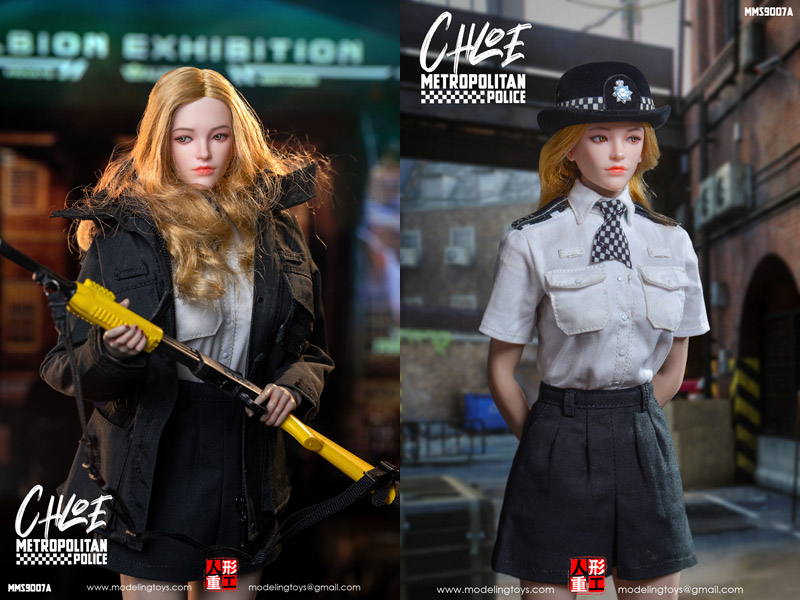 【MODELING TOYS】MMS9007 A/B 1/6 BRITISH METROPOLITAN FEMALE POLICE SERVICE - ARMED POLICE OFFICER