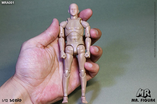 【MR.FIGURE】MRA001 1/12 Man Body 1/12アクションフィギュアボディ デッサン人形 1/12スケールフィギュア 男性ボディ素体