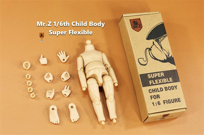 【MR.Z】CBSF-01 1/6 Child Body Super Flexible 汎用 子供素体 1/6スケール 少年 男性ボディ素体