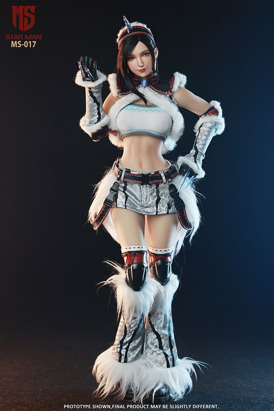 【星漫 STAR MAN】MS-017 ファンタジー格闘家 Kirin Set 1/6スケールシームレスボディ 女性フィギュア