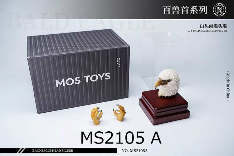 【Mostoys】MS2105 AB 1/6 Bald Eagle Head ハクトウワシ 鷲 1/6スケール 動物ヘッド