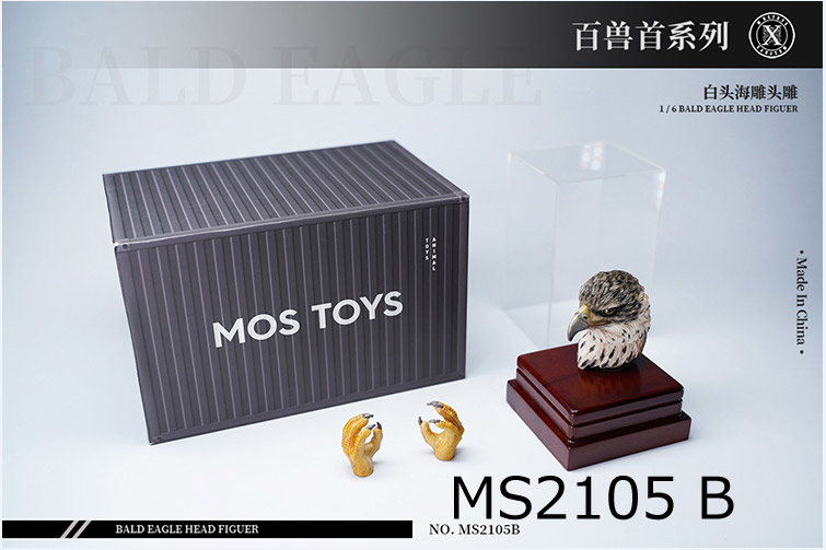 【Mostoys】MS2105 AB 1/6 Bald Eagle Head ハクトウワシ 鷲 1/6スケール 動物ヘッド