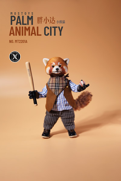 【Mostoys】PALM ANIMAL CITY MT2201A 17cm Lesser Panda 動物擬人化シリーズ レッサーパンダ