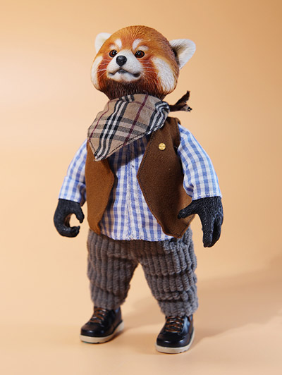 【Mostoys】PALM ANIMAL CITY MT2201A 17cm Lesser Panda 動物擬人化シリーズ レッサーパンダ