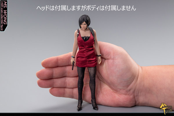 【MTTOYS】MT005 1/12 Cosplay 女性ヘッド レッドドレスセット 1/12スケール 女性ドール用コスチューム＆ヘッド