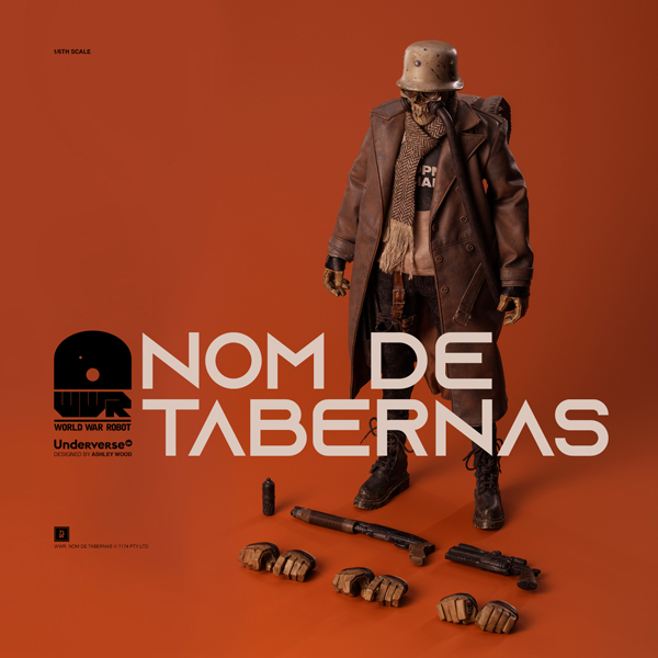 【UNDERVERSE】UV202209 WORLD WAR ROBOT 1/6 NOM DE TABERNAS by Ashley Wood 1/6スケール男性フィギュア