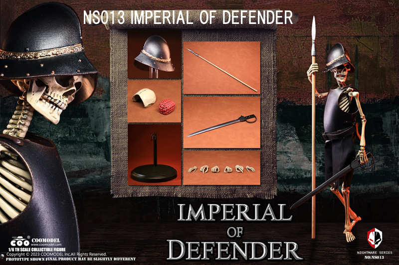 【COO】NS013/NS014 DIE-CAST ALLOY NIGHTMARE SERIES 1/6 IMPERIAL OF CONQUEROR / IMPERIAL OF DEFENDER