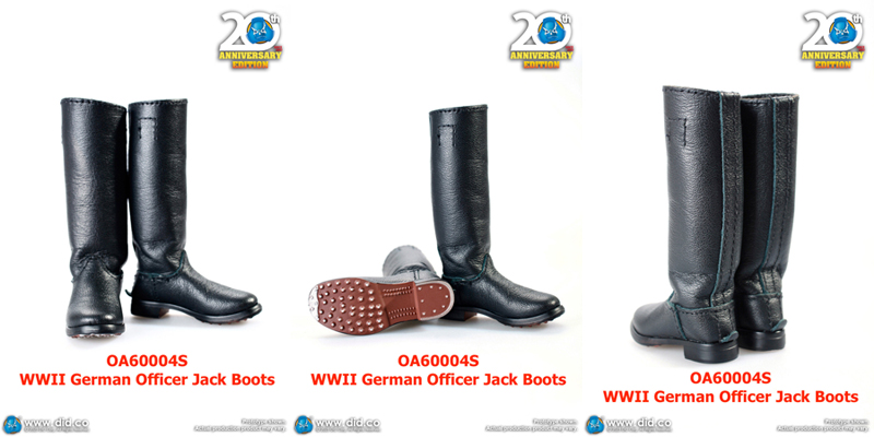 【DID】OA60004S/OA60004G/OA60005 Official Accessories Set WW2 German Boots 第二次世界大戦 ドイツ軍 ブーツ＆シューズ