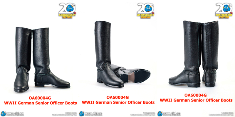 【DID】OA60004S/OA60004G/OA60005 Official Accessories Set WW2 German Boots 第二次世界大戦 ドイツ軍 ブーツ＆シューズ