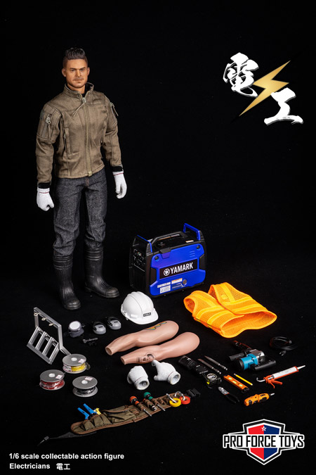 【PRO FORCE TOYS】P005 1/6 Electrician 電工野郎 電気工事士 1/6スケール男性フィギュア