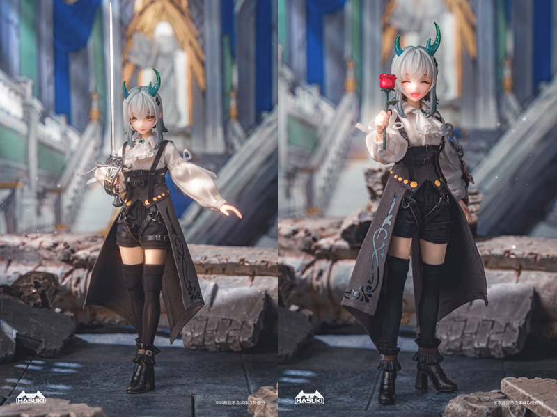 【HASUKI】PA008 1/12 Pocket Art Series 薔薇騎士 グロリア 1/12スケール女性アクションフィギュア