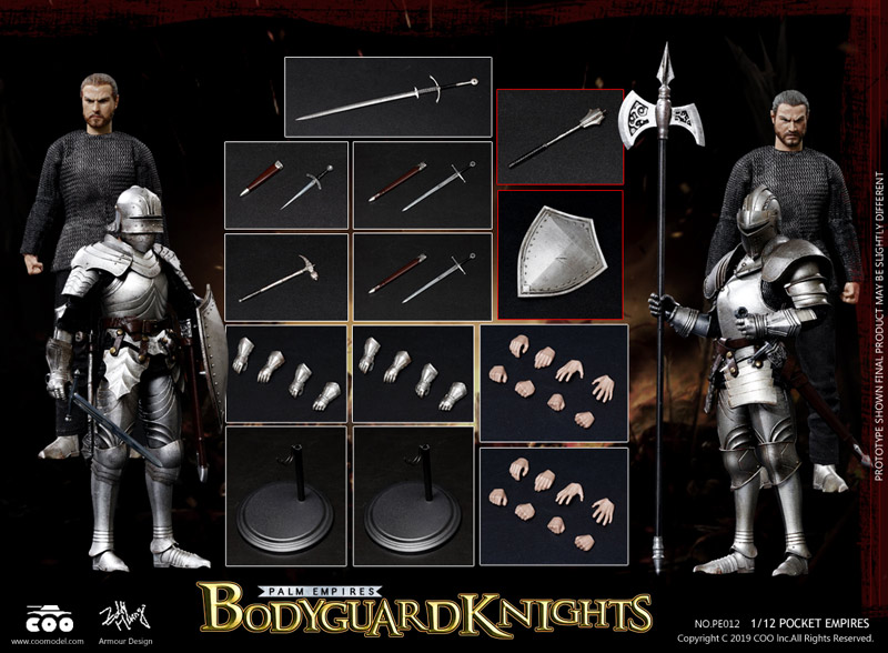 COO】PE012 1/12 POCKET EMPIRES - BODYGUARD KNIGHTS (DOUBLE