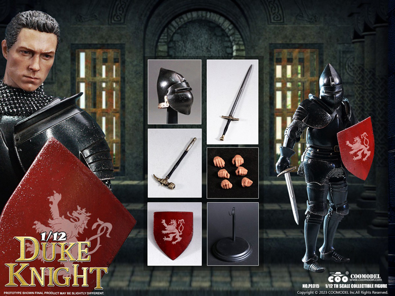 【COO】PE014/PE015/PE016 1/12 POCKET EMPIRES - EARL KNIGHT / DUKE KNIGHT / GUARD KNIGHT 騎士 ナイト 1/12スケールフィギュア