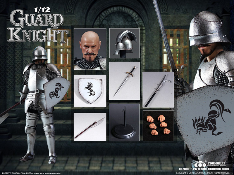 【COO】PE014/PE015/PE016 1/12 POCKET EMPIRES - EARL KNIGHT / DUKE KNIGHT / GUARD KNIGHT 騎士 ナイト 1/12スケールフィギュア